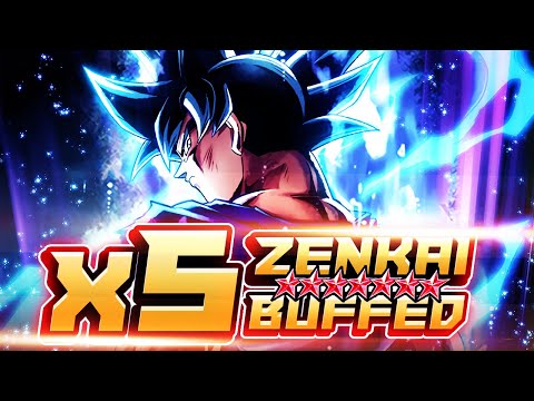 5x ZENKAI BUFFED UI GOKU SHOWS THE TRUE POWER OF ULTRA INSTINCT! | Dragon Ball Legends