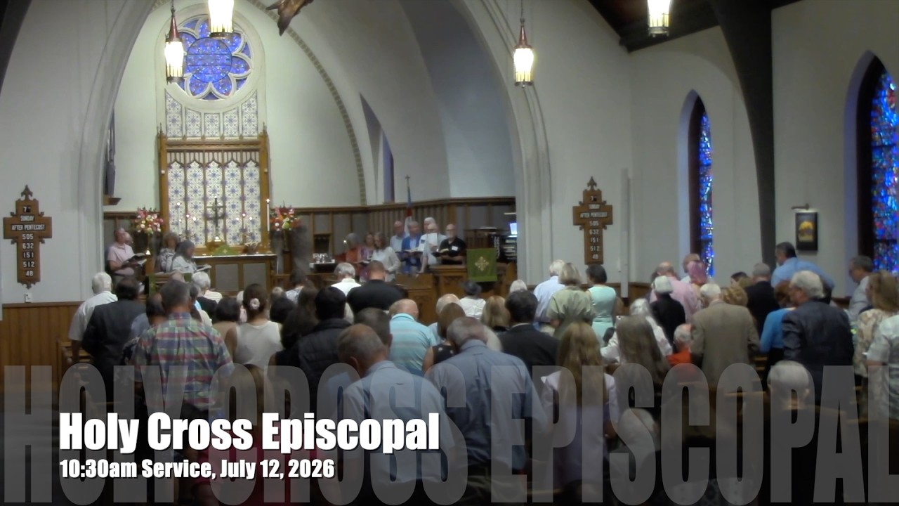 10:30am Service, July 12, 2026 at Holy Cross Episcopal Church, Tryon, NC