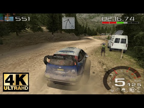 WRC Rally Evolved [PCSX2][4K] | Ford Focus WRC | Rally Greece SS1