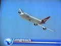 Qantas 747 Landing At Longreach