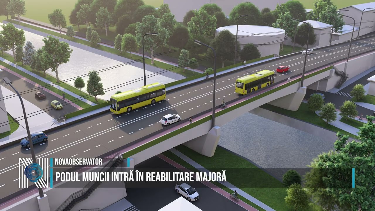 Podul Muncii intră în reabilitare majoră