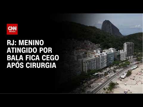 Menino baleado em ação na Mangueira fica cego mesmo após cirurgia no RJ | CNN NOVO DIA