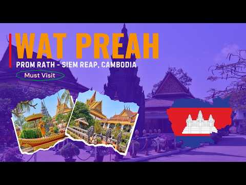 [4K] 🇰🇭 | Walk Around Wat Preah Prom Rath in Siem Reap 🇰🇭 #walks #siemreap #asia