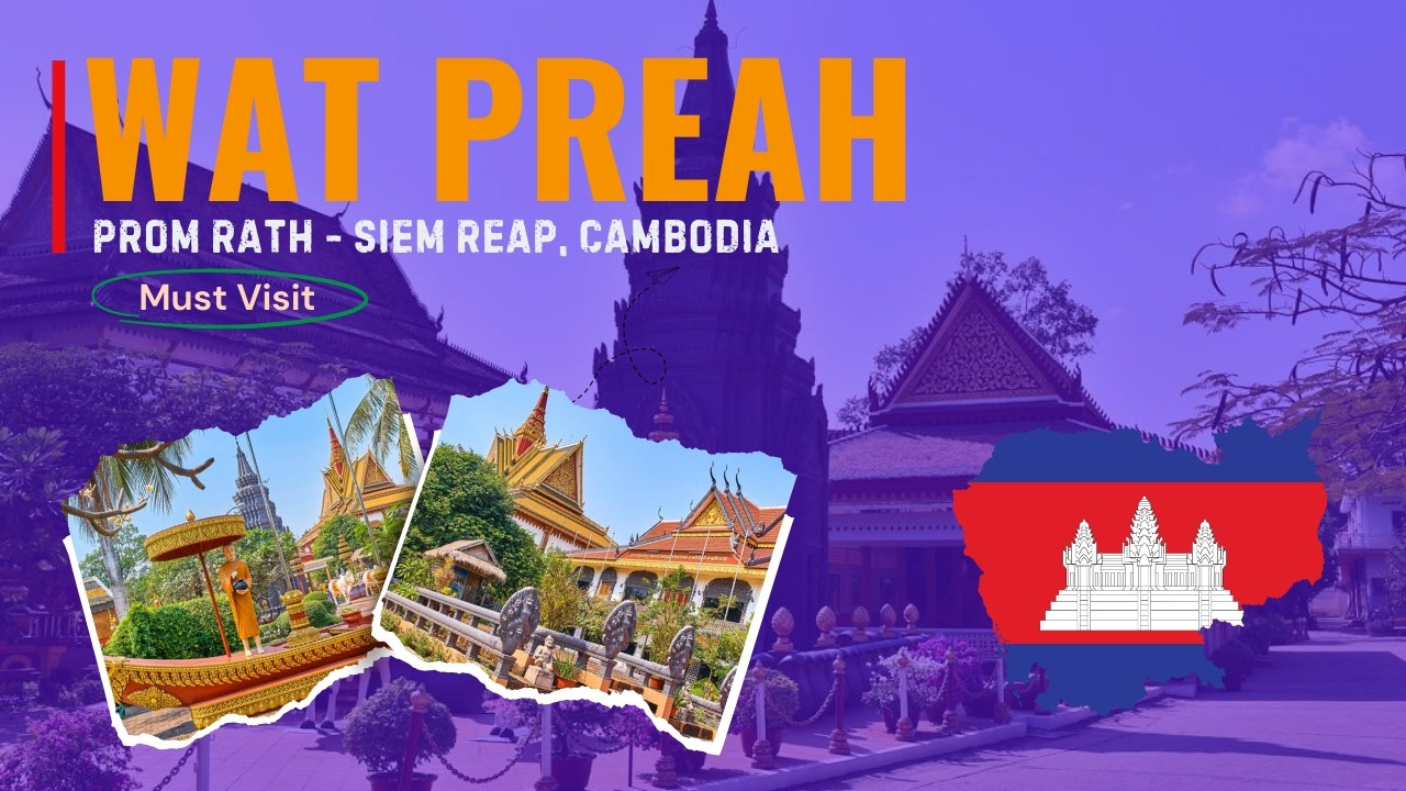 [4K] 🇰🇭 | Walk Around Wat Preah Prom Rath in Siem Reap 🇰🇭 #walks #siemreap #asia