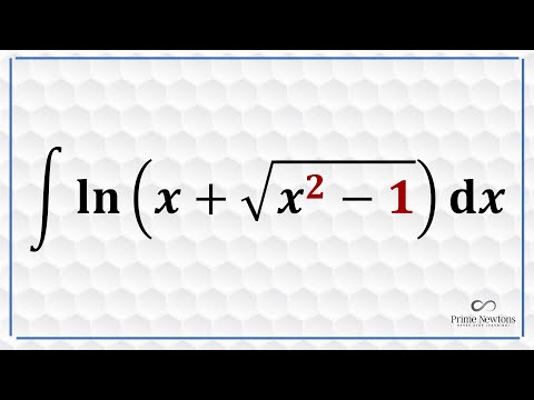 int (ln (x+sqrt(x^2 -1))