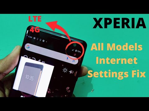 Sony Xperia All Models Internet Settings Data Only Show Fix | xz3 xz2 l2  xa2 xz1 xa1 e5