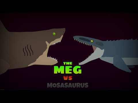 The Meg VS Mosasaurus (a Jurassic World and The Meg crossover fanflim) - part 1/2