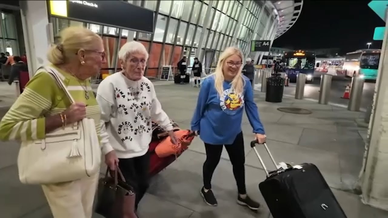 Evacuees flee to JFK Airport as Hurricane Milton closes in on Florida