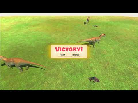 3 Allosaurus vs 3x all units - Animal Revolt Battle Simulator