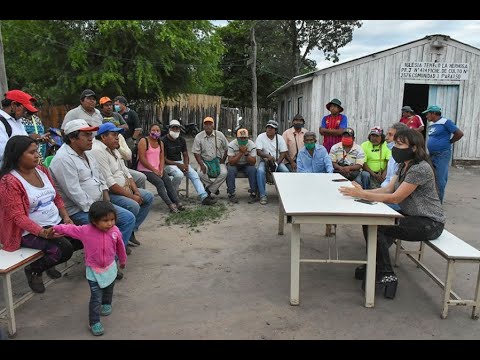 El Gobierno realizó una mesa de trabajo con comunidades del departamento San Martín