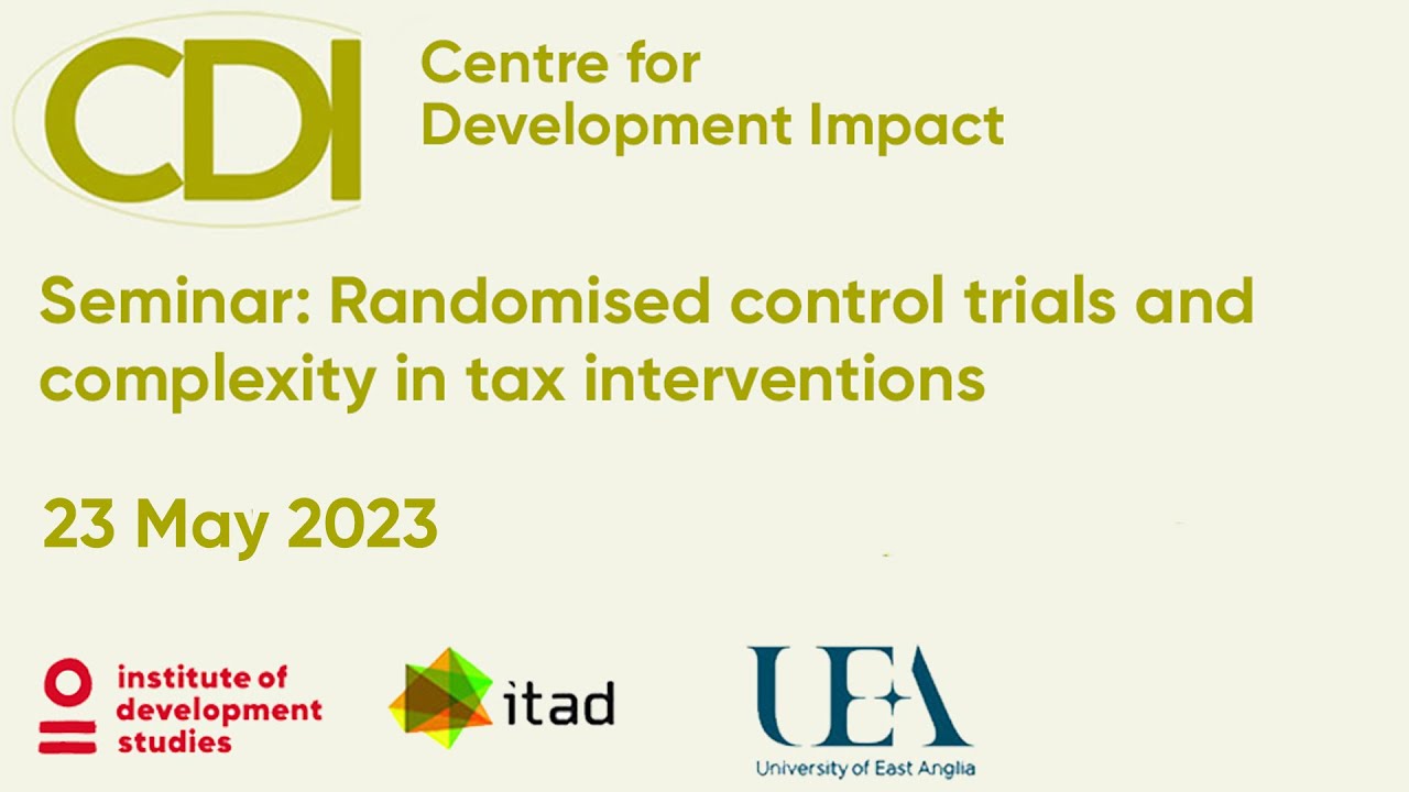 Randomised control trials and complexity in tax interventions
