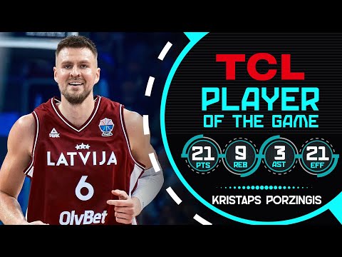 Kristaps Porzingis (21 PTS) finally catches groove as LAT 🇱🇻 beat POR 🇵🇹 at #EuroBasket 2025!