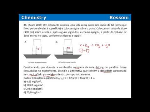 Acafe 2019 2 Medicina - Q38 Anulada - Estequiometria