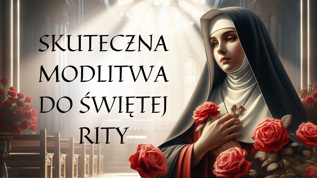 BARDZO SKUTECZNA MODLITWA DO ŚWIĘTEJ RITY OD SPRAW BEZNADZIEJNYCH