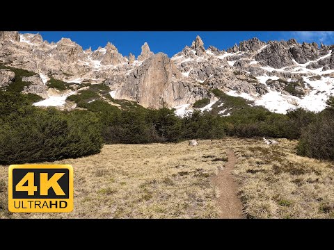 4K Virtual Hike in Patagonia (Bariloche) - Valle de Campanile - Laguna Toncek