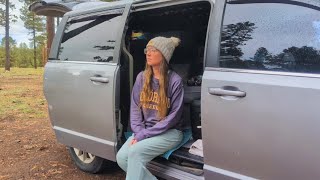 Slow & Steady Solo Journey to Phoenix, AZ After Being Away for 4 Months | Minivan Camper Van Life
