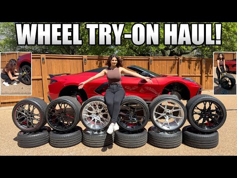 C8 Wheel Try On HAUL! You've NEVER Seen Anything like THIS!