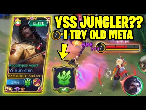 YI SUN SHIN NEW EMBLEM JUNGLER?? | FAST FARMING YSS 8 MINUTES LEVEL 15 | GAMEPLAY INSANE YI SUN SHIN