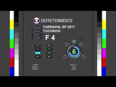 Academicos do Tucuruvi 2017: Vinheta oficial Globeleza.