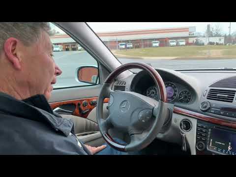 2004 Mercedes-Benz E500 driving