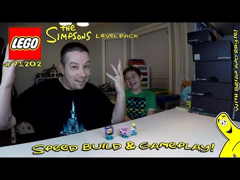 Lego Dimensions: #71202 Simpsons LEVEL Pack Unboxing/SpeedBuild/Gameplay - HTG