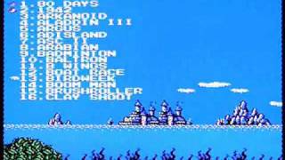 Mega Arcade Action (Famiclone) console with 99 in 1 cartridge. Gameplay & Commentary