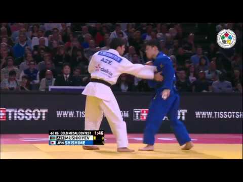 Judo Grand Slam Paris 2016 60kg GM - MUSHKIYEV, Ilgar AZE   SHISHIME, Toru JPN