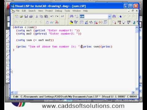AutoCAD VBA Programming Tutorial