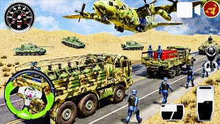Us Army Truck & Jeep Driving 3d 2025 - Army Vehicles Simulator Game - Android Gameplay 