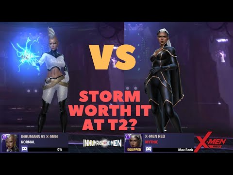 Lv. 70 STORM (X-Men Red vs Mohawk) UNIFORM Comparison! EBONY WBU Stage 50 & 70 + GBR [No CTP] - MFF