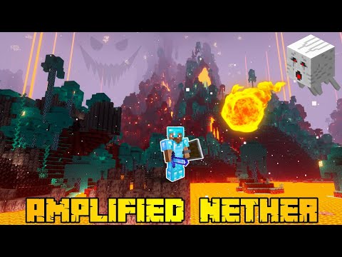 Minecraft with Amplified Nether is Unbeatable (Hindi) #Episode1