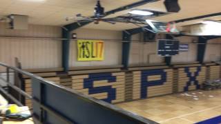 Projector In Gymnasium Installation 1-800-478-2591