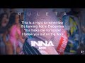 INNA - Ruleta (feat. Erik) | Lyric Video (Lyrics on Screen)
