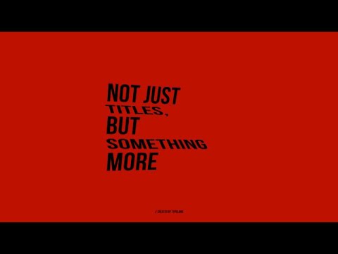 Unique Typography Final Cut Pro Templates