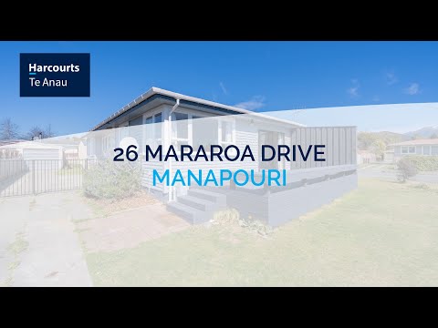 26 Mararoa Drive, Manapouri, Southland, 4房, 1浴, 独立别墅