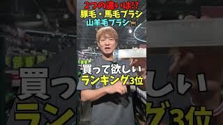 グラブ手入れの馬毛と豚毛ブラシの違いは...😂😂😂 #shorts #野球 #funny