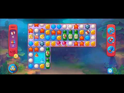 Fishdom Hard Level 11857 (with Double Lightning Booster) @choraelmin