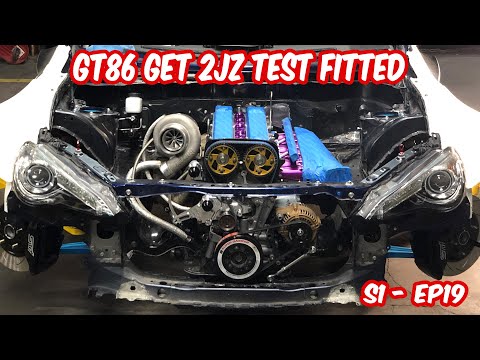 TOYOTA GT86 GETS 2JZ TEST FITTED | VLOG¹ 19