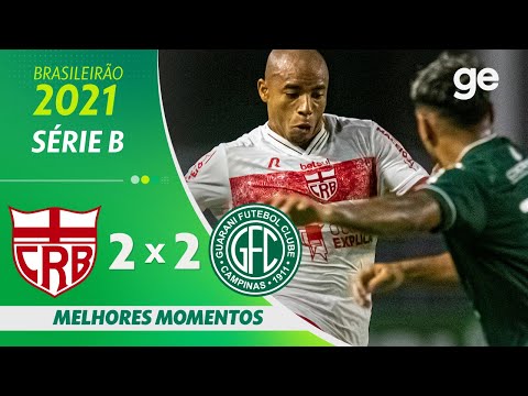Gols e lances de CRB x Guarani