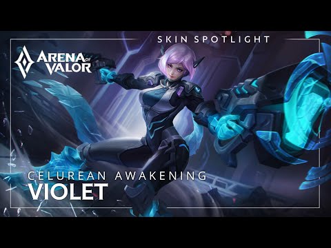 Skin Spotlight: Violet — Celurean Awakening | Arena of Valor | TiMi