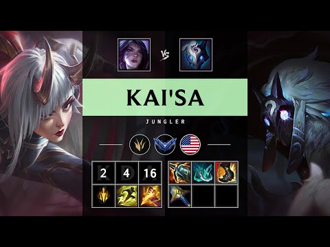 Kai'Sa Jungle vs Kindred - NA Diamond Patch 25.18