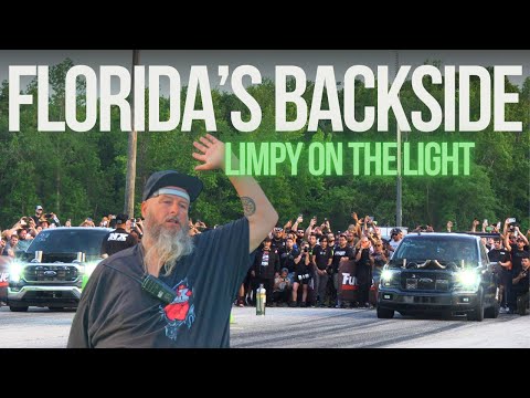 Most LEGENDARY Backside Drag Race in Florida History! 150+ Cars, Limpy on the Light, SKETCHY No Prep
