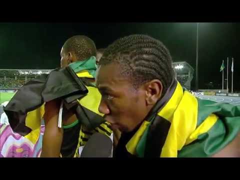 IAAF World Relays Bahamas 2014 - Mixed Zone 2 Laps Race Jamaica WR