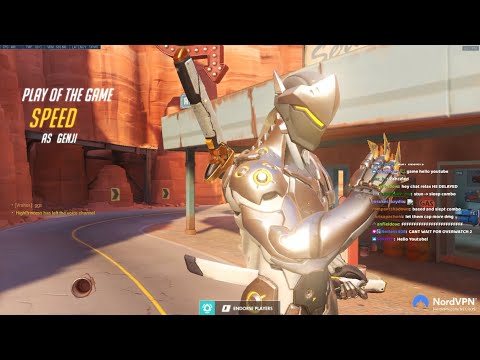 Overwatch Fastest Genji God Necros The Most Dominant Genji Gameplay Ever -60 Elims-