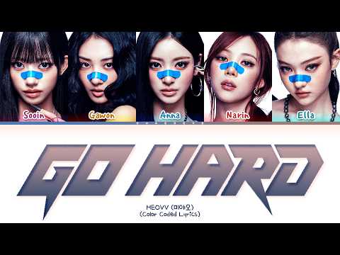 MEOVV GO HARD Lyrics (Color Coded Lyrics)