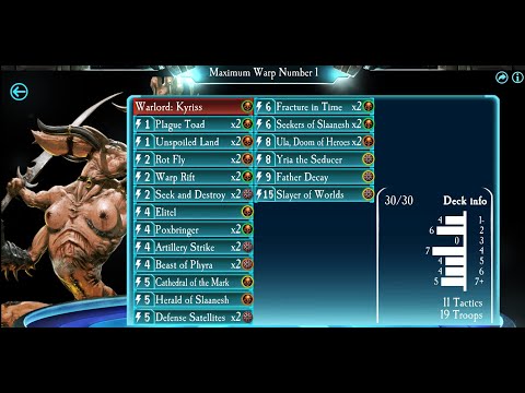 Th-MEME DECK 25: Maximum Warp Number 1 (Kyriss) - Horus Heresy Legions