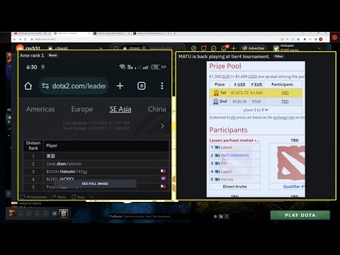 Gorgc reacts to Ame being Rank 1 & MATUMBAMAN back to playing tier 4 Tournament