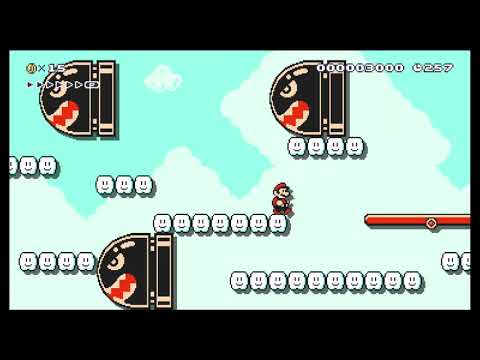 Eric's Super Mario Maker 2 Levels: Banzai Bill Bonanza