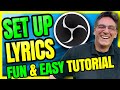 Setup Song Lyrics In OBS Display Livestream Lyrics For Your Church