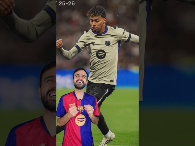 Vídeo relacionado con FCB FC Barcelona Conjunto Camiseta y pantalón Infantil Raphinha 3a equipación 2025-26 - Réplica Oficial Junior Unisex (FR/ES, Edad, 8 años, Regular)